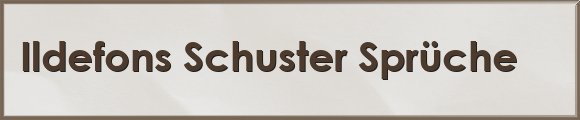 Ildefons Schuster Sprüche